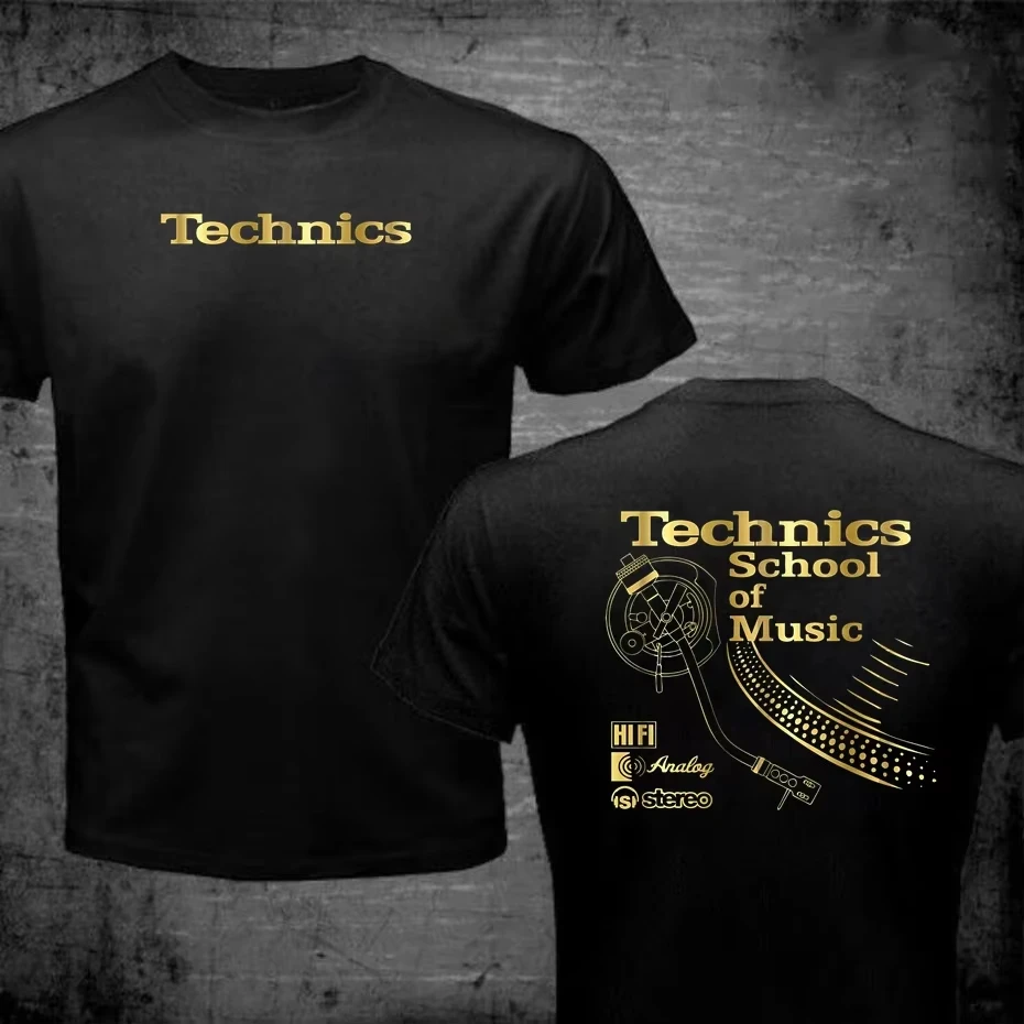 Tatooine Retro Deejay Shirt Play T Shirt Technics School of Music T-Shirt Men's Clothing Summer Vintage DJ Music Fashion T-shirt