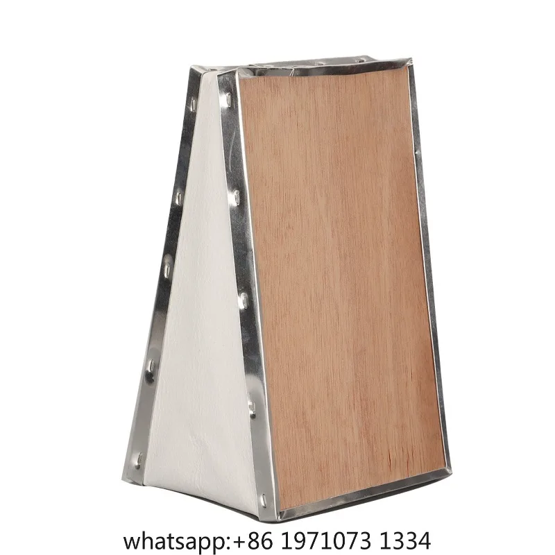 Beekeeping Tool Bee Smoker Box Bee Smoker Bellow PVC Leather Plywood Box Beekeeping Equipment Replacement with Clip for Beehive