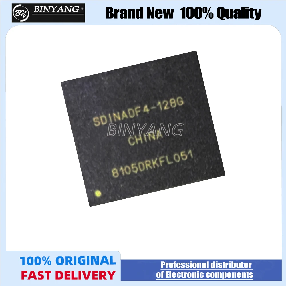 (1piece) 100% New  SDINADF4-128G  SDINBDA4-128G  BGA  Chipset  INBDA4-128