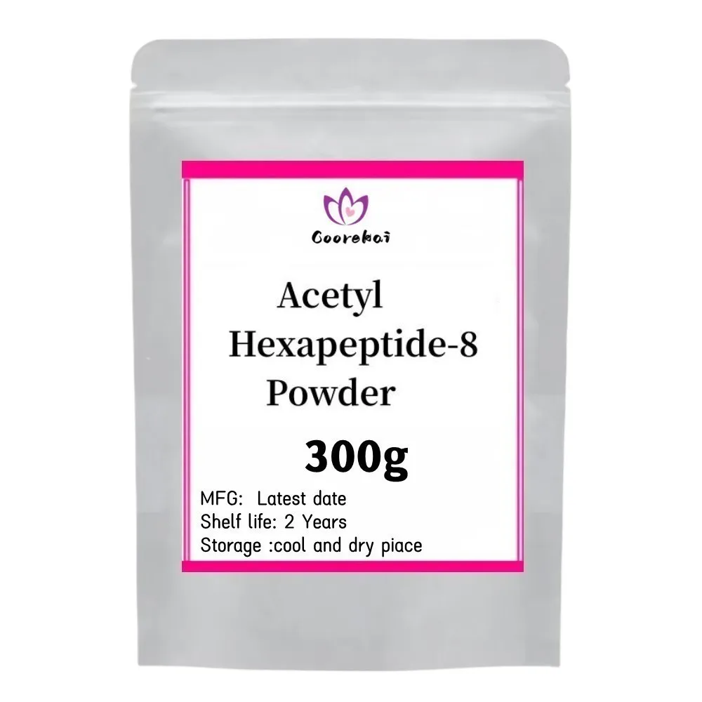 ผงเฮกเซนไทด์อะซิติล Hexapeptide-8ลบริ้วรอยได้50-1000กรัมวัสดุเครื่องสำอาง