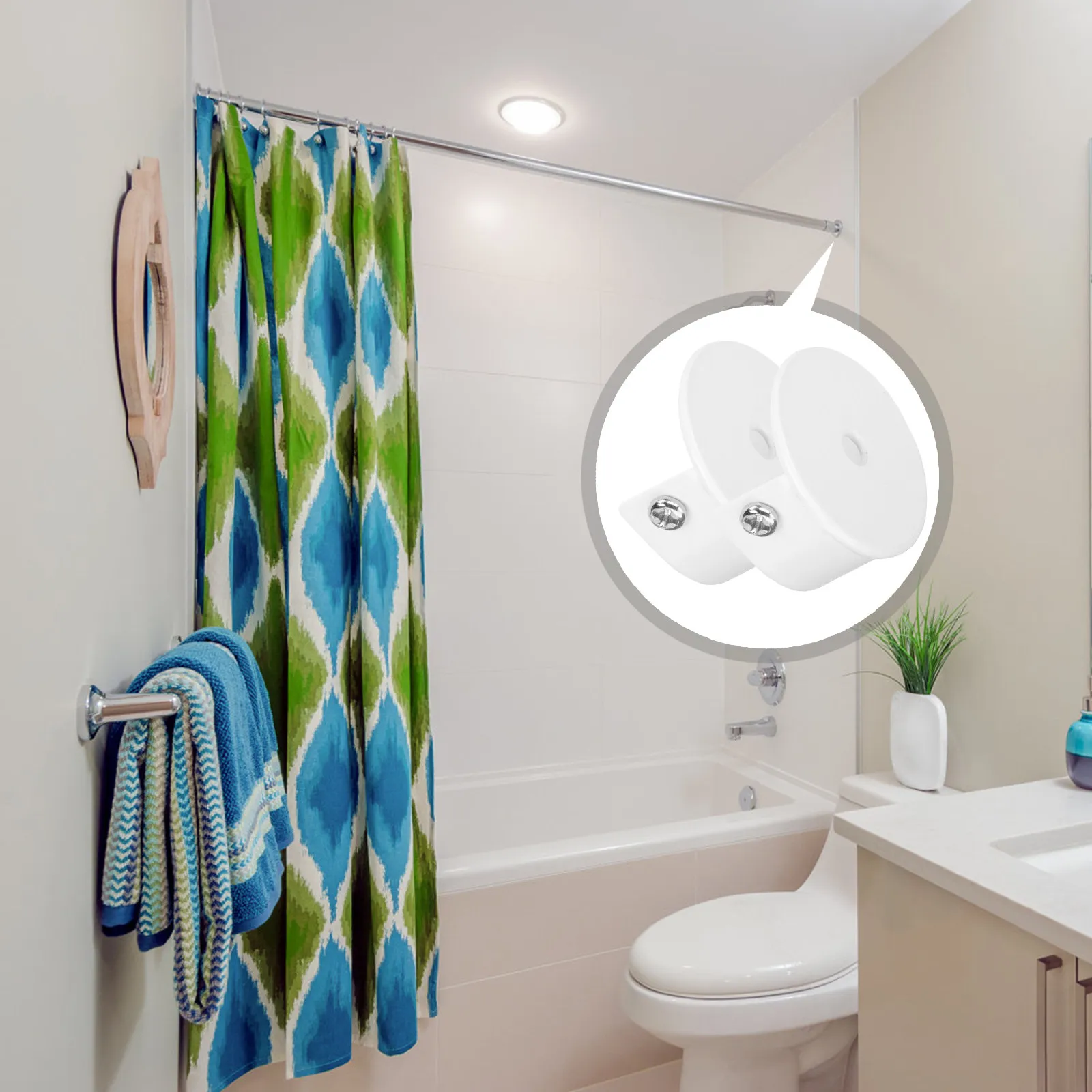 

Комплект из 2 прочных регулируемых кронштейнов из сплава для карнизов, для дома, офиса, шкафа, держателей для штанг и карнизов