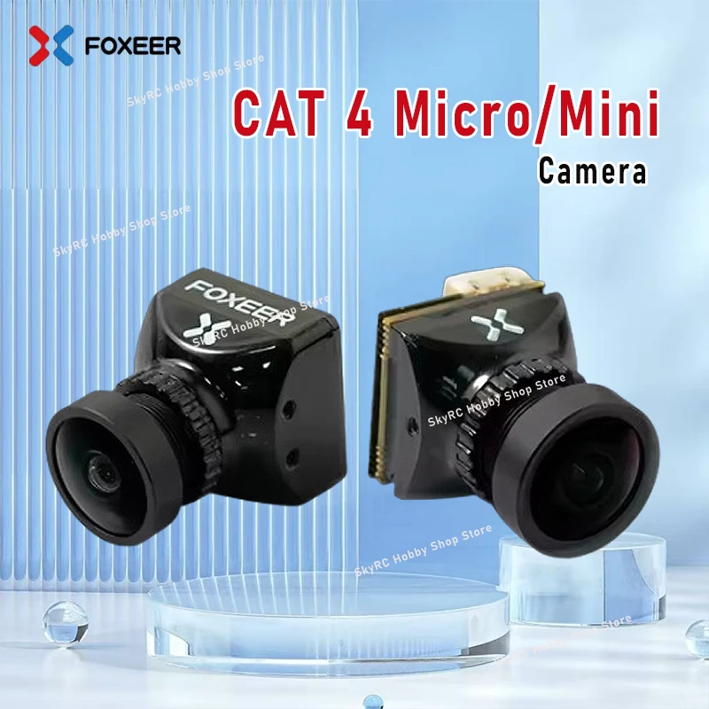 

Foxeer CAT4 Mini Cat / Micro Cat 4 1200TVL Starlight 0,00001 люкс FPV камера с низкой задержкой и низким уровнем шума для FPV Racing Drone