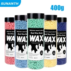 200g/400g Canned Wax Beans For Wax Heater Hot Wax Fast Body Hair Remove Wax For Facial Hair Removal Wax Beans For Wax Heater Kit