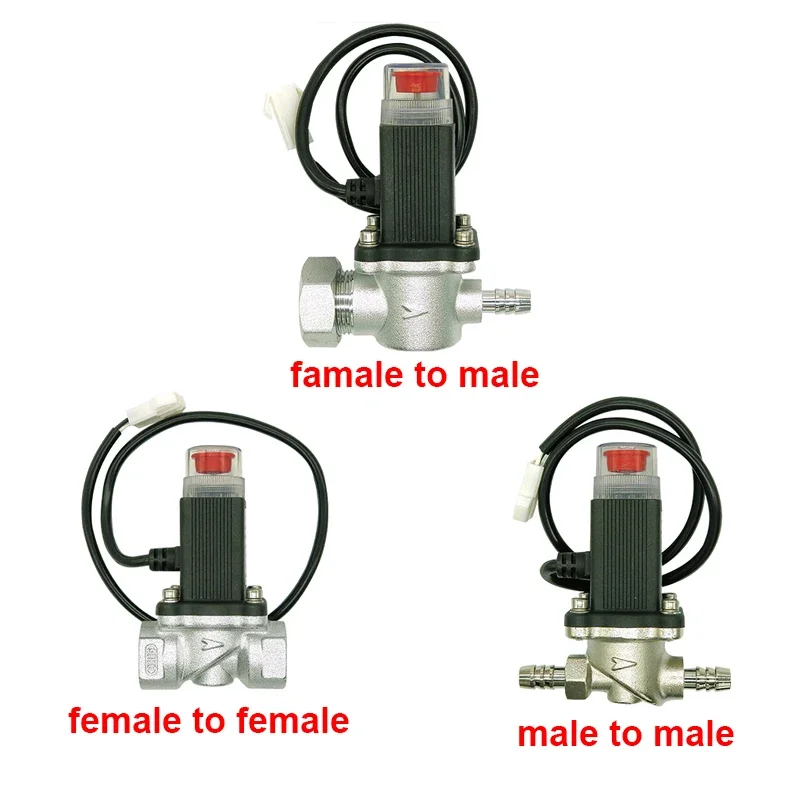 

Домашний детектор утечки газа Сигнализация отключения Электромагнитные клапаны Домашний предохранительный клапан газовой остановки DN15 1/2 дюйма / шланг до шланга / алюминиевый сплав