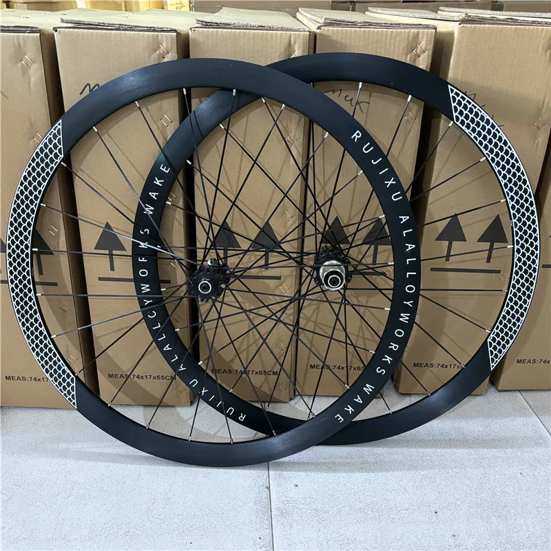 

6 Pawls 3 Teeth RUJIXU Latest high quality 700C Hot sale V brake disc braie bike road wheel BMX road bicycle wheelset aluminum