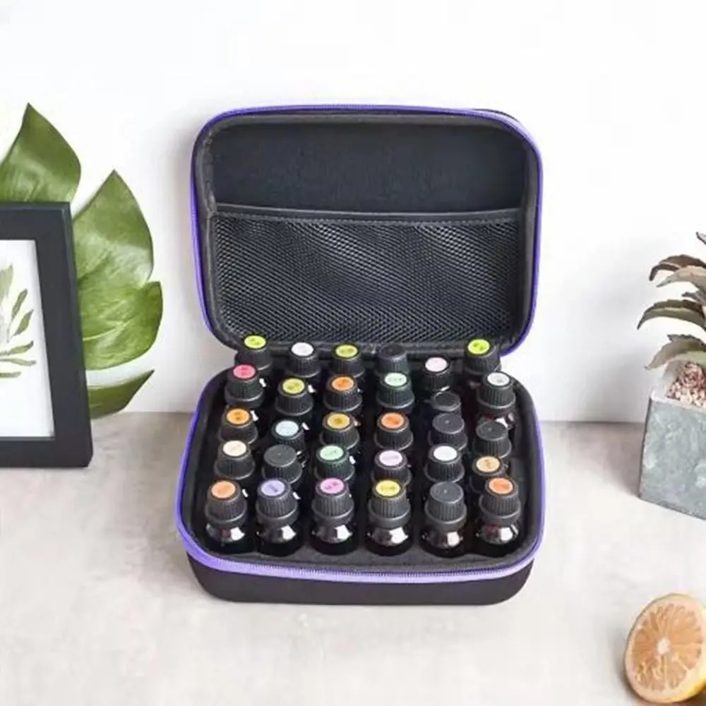 

3 ML Essentials Oil Case Large Capacity Waterproof Essential Oil Storage Bag EVA Wear-resistant Oils Storage Organizer for Home
