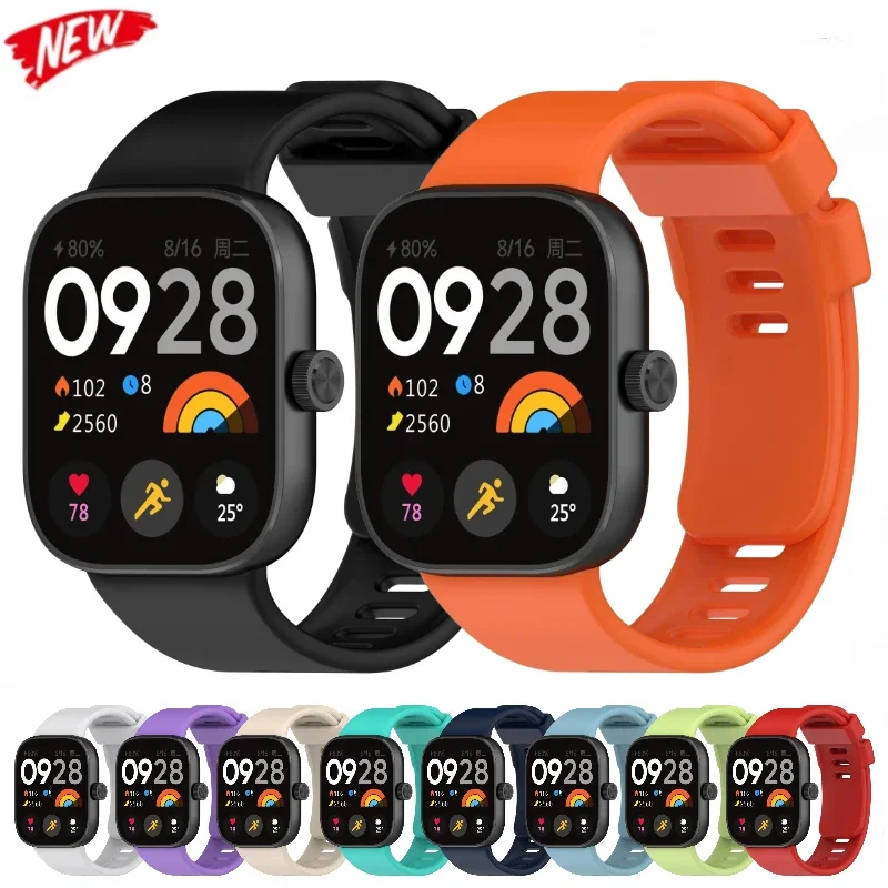Official Silicone Band for Redmi Watch 5-4 SmartWatch Strap Accessories for Xiaomi Mi Band 8Pro/9Pro Correa Bracelet Replacement