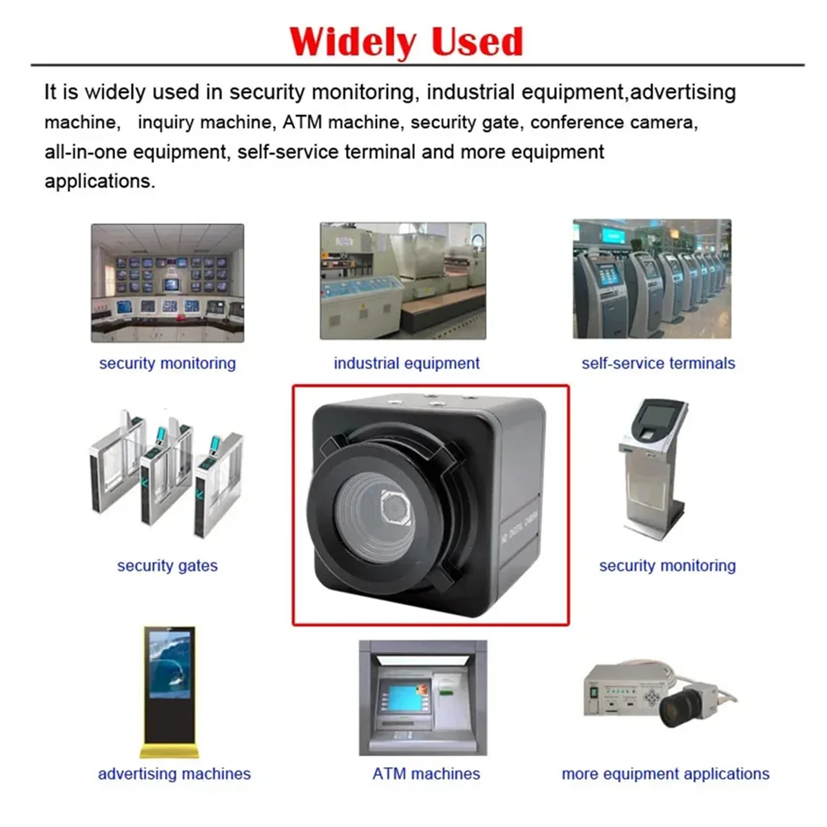 

B24A Industrial 4K USB Webcam PC Laptops Video 8MP Autofocus USB Camera IMX179 Sensor OTG UVC Plug & Play