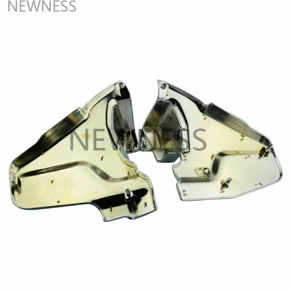 الكروم محرك دراجة نارية غطاء إطاري موتو محرك الجانب حماية الحال بالنسبة لهوندا Goldwing الذهب الجناح GL1800 GL 1800 2001-2011