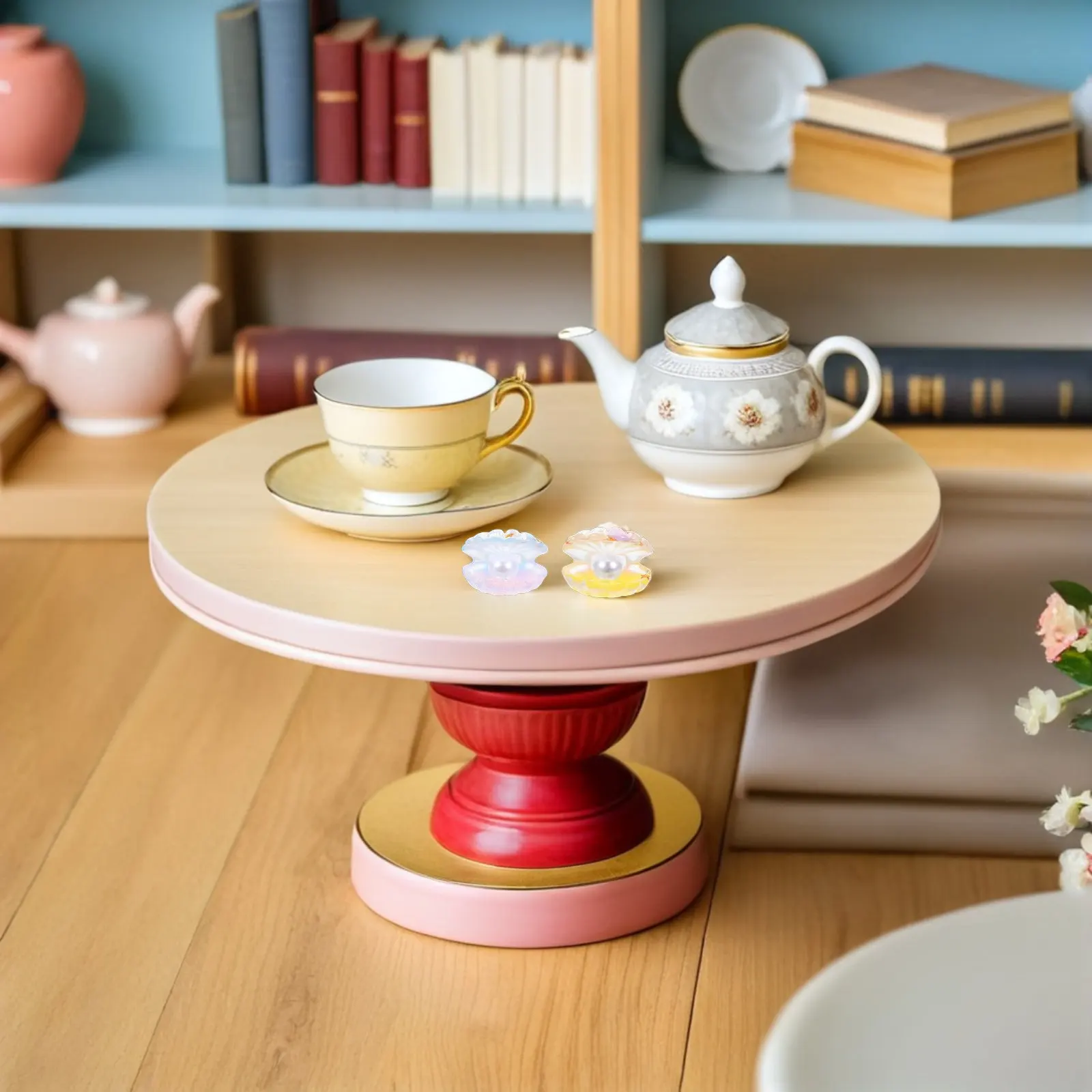 

16Pcs Luminous Mini Shell Pearl Charms Glow Dark Resin Crafts Garden Desktop Decor Wedding Party Decorations Resin Shell Crafts