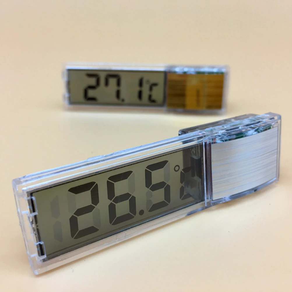 

Aquarium Thermometer 3D LED Temperature Meter for Fish Tank Measuring Tool Waterproof Accurate Reading Teaching Equipment