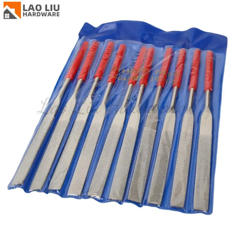 

10Pcs Diamond Needle File Set For Jewelry Metal Wood Ceramic Glass Stone Craft Sharping Working Hand Carving Tool