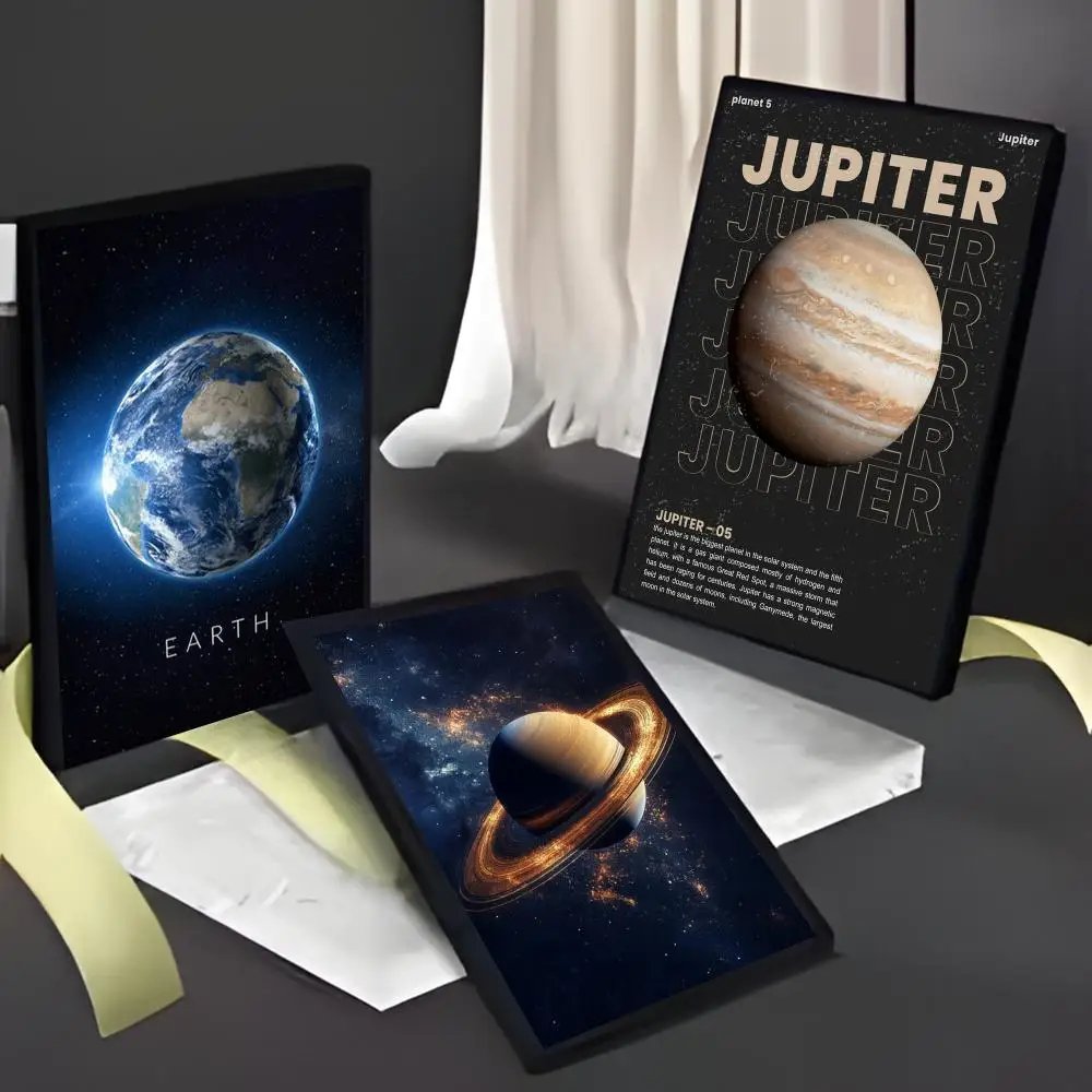 Astronomical Theme Planets Poster American Film Mural Home Childrens Room Wall Decor Print