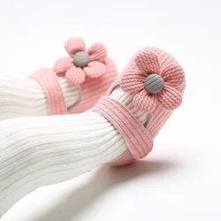 Chaussures en coton pour bébés filles de 0 à 18 mois, rétro, pour les premiers pas de bébé, à semelle souple, printemps-automne