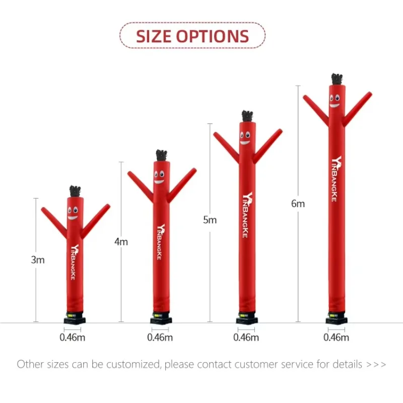 Factory Custom Oxford Cloth Air Dancer Inflatable Wave Man Tube Outdoor Party