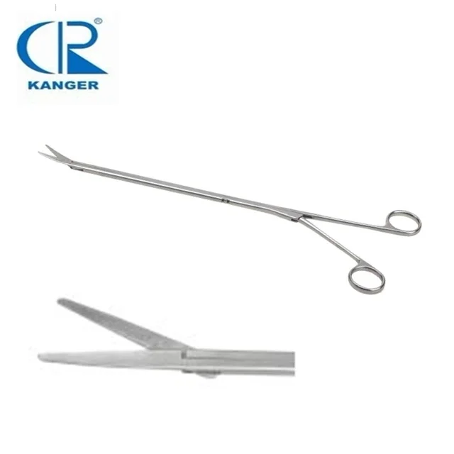 VATS Tungsten steel cutter head Arc height10mm 5*340mm no lock buckle cut lung lobe or silk thread (curved)