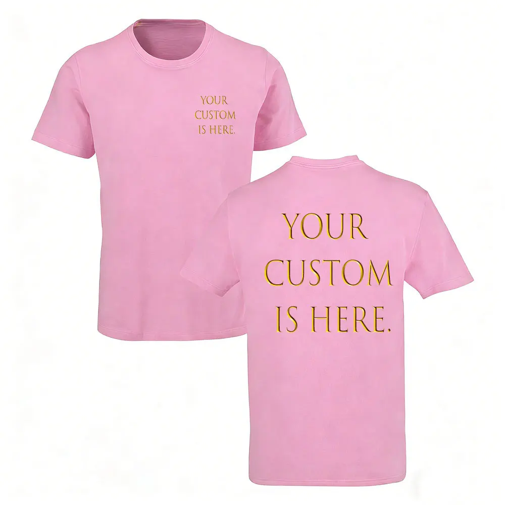 Customized Printed Cotton Black White T-Shirt Harajuku Men Women Tee DIY Your Like Photo or Logo Shirts Fashion Custom Tees Tops