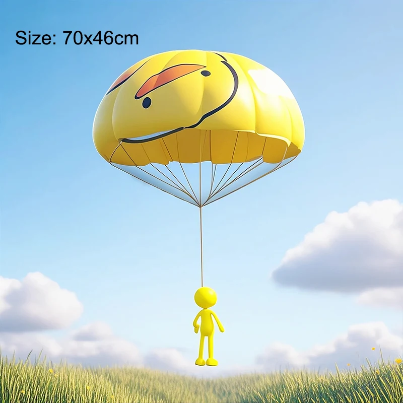 1 pz Lancio A Mano Paracadute Per Bambini All'aperto Giocattoli Divertenti Gioco Gioca Giocattoli Per I Bambini Volare Paracadute Sport Con Mini Soldato Giocattoli