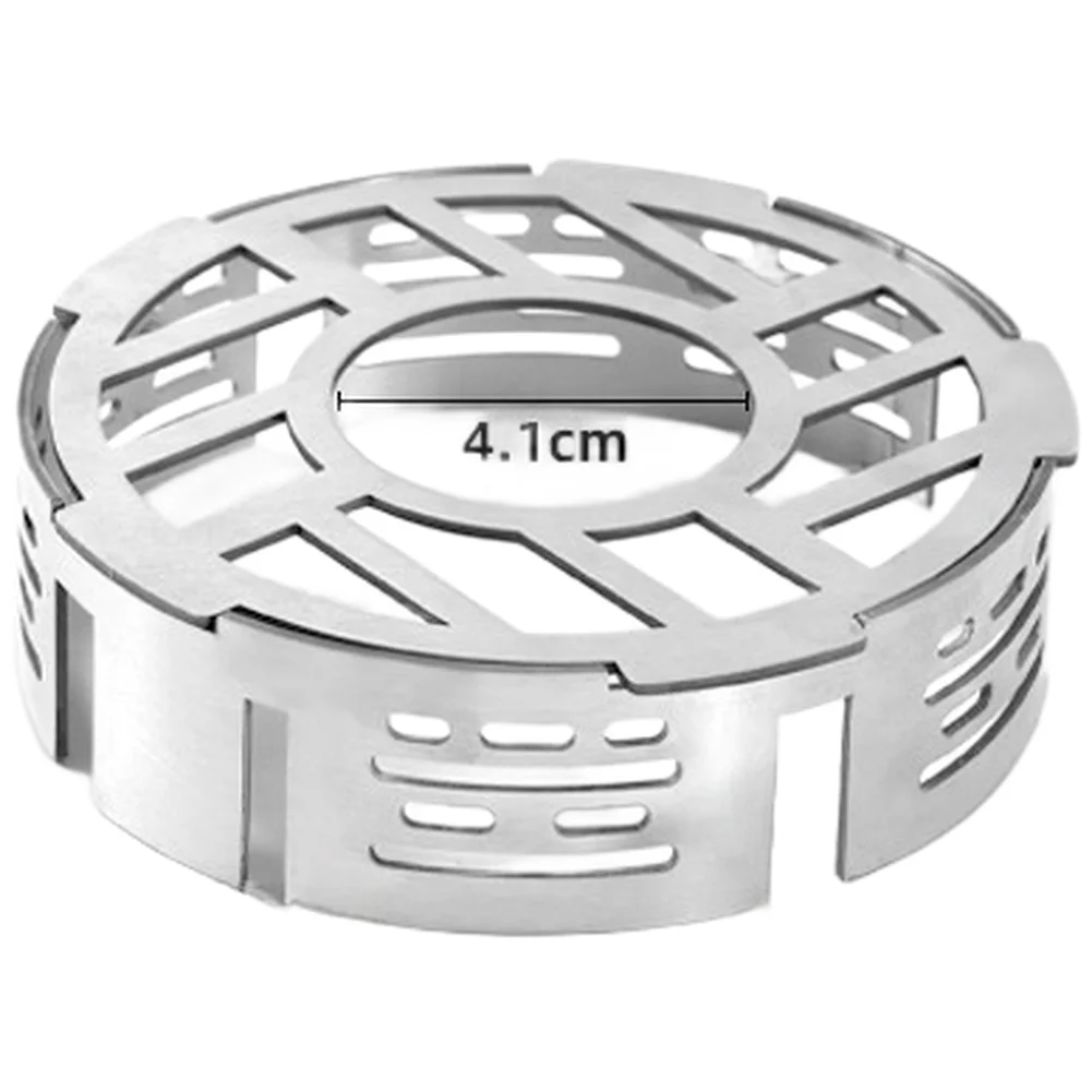 Stainless Steel Heat Concentrator Ring for Portable Stoves to Improve Combustion Efficiency in Windy Outdoor Conditions