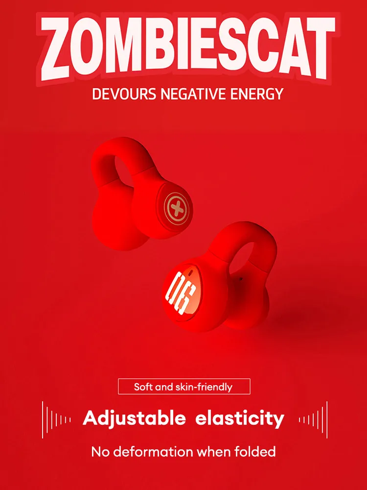 ZOMBIESCAT MGM-004 Bluetooth Earphones Adjustable Earbuds Cool light effect Headphones 360 ° ACS Panoramic Sound Effect Choice