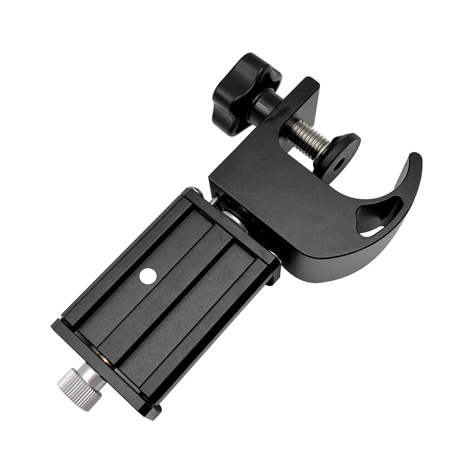 Pole Clamp With Compass For GPS Data Collector Total Station Phone Holder Bracket Cradle