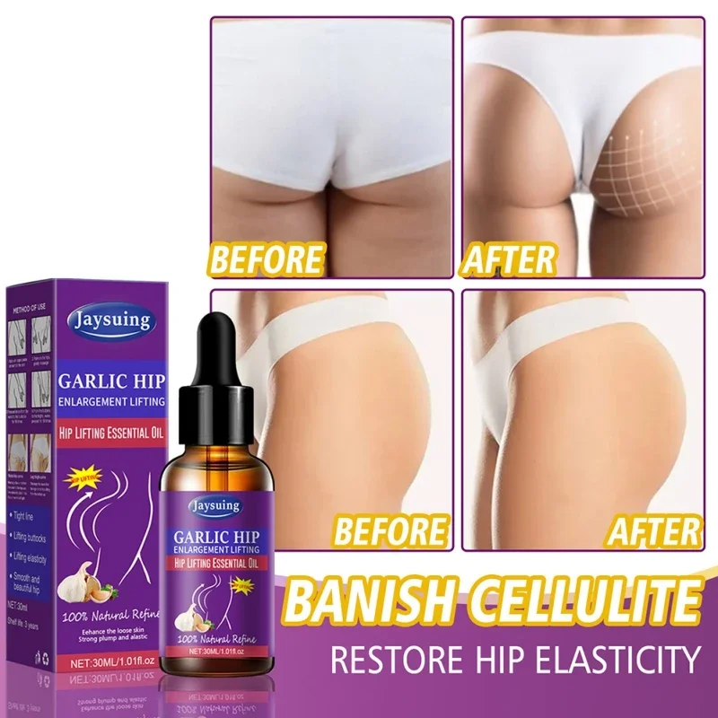 Buttocks Enlargement Massage Essential Oil for Women Butt Lift Oil Butt Firming Enhancement Garlic Hip Up Lifting Beauty Health