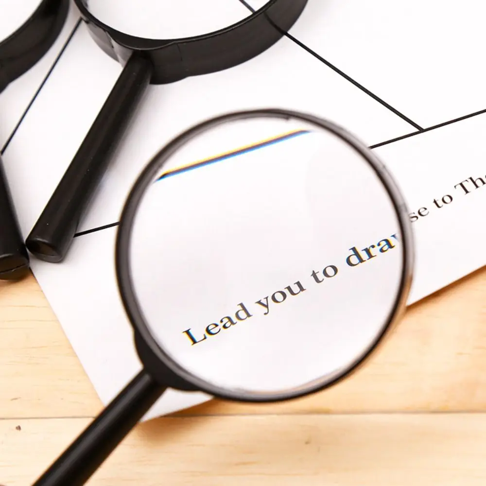 60mm Handheld Pocket Useful Exquisite Checking Maps Magnifying Loupe For Reading Books Newspaper Reading Glass Lens Magnifier