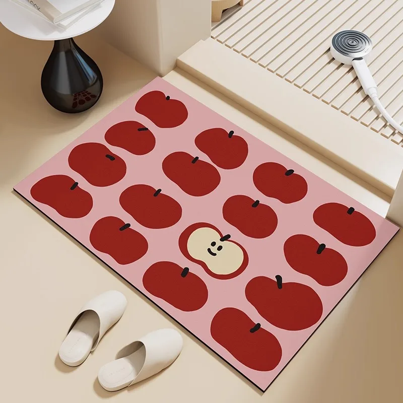 พรมปูพื้นห้องน้ํา, พรมดูดซับดินแบบไดอะตอมเฉพาะในห้องน้ํา, พรมปูพื้น, พรมกันลื่นสําหรับห้องน้ํา