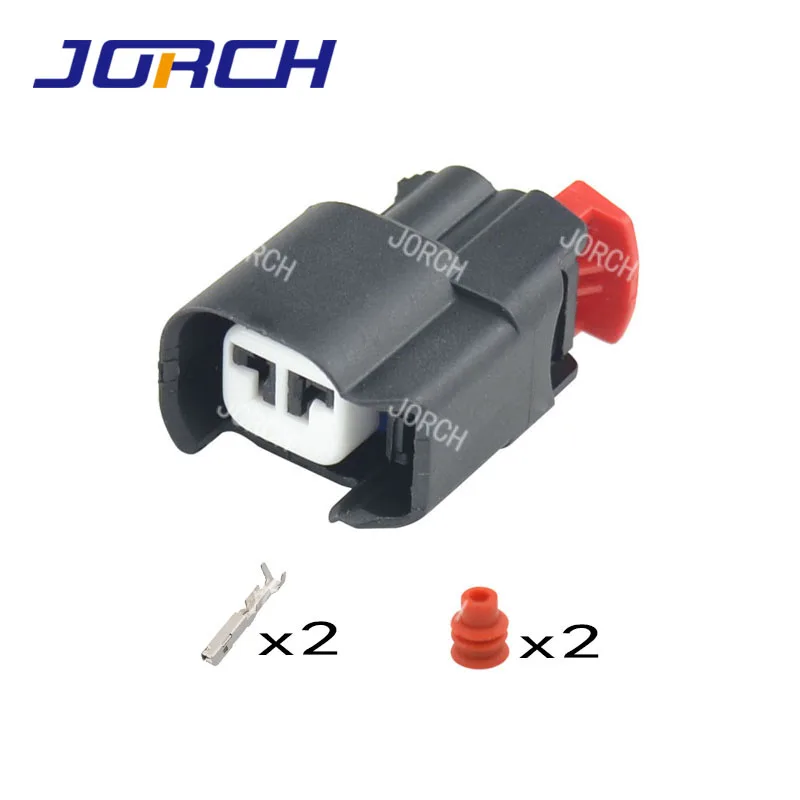 2 Pin 34062-0028 Auto Air Conditioner Compressor Pump Connector ABS Sensor Plug for Ford Mondeo Focus fuel injector plug EV6