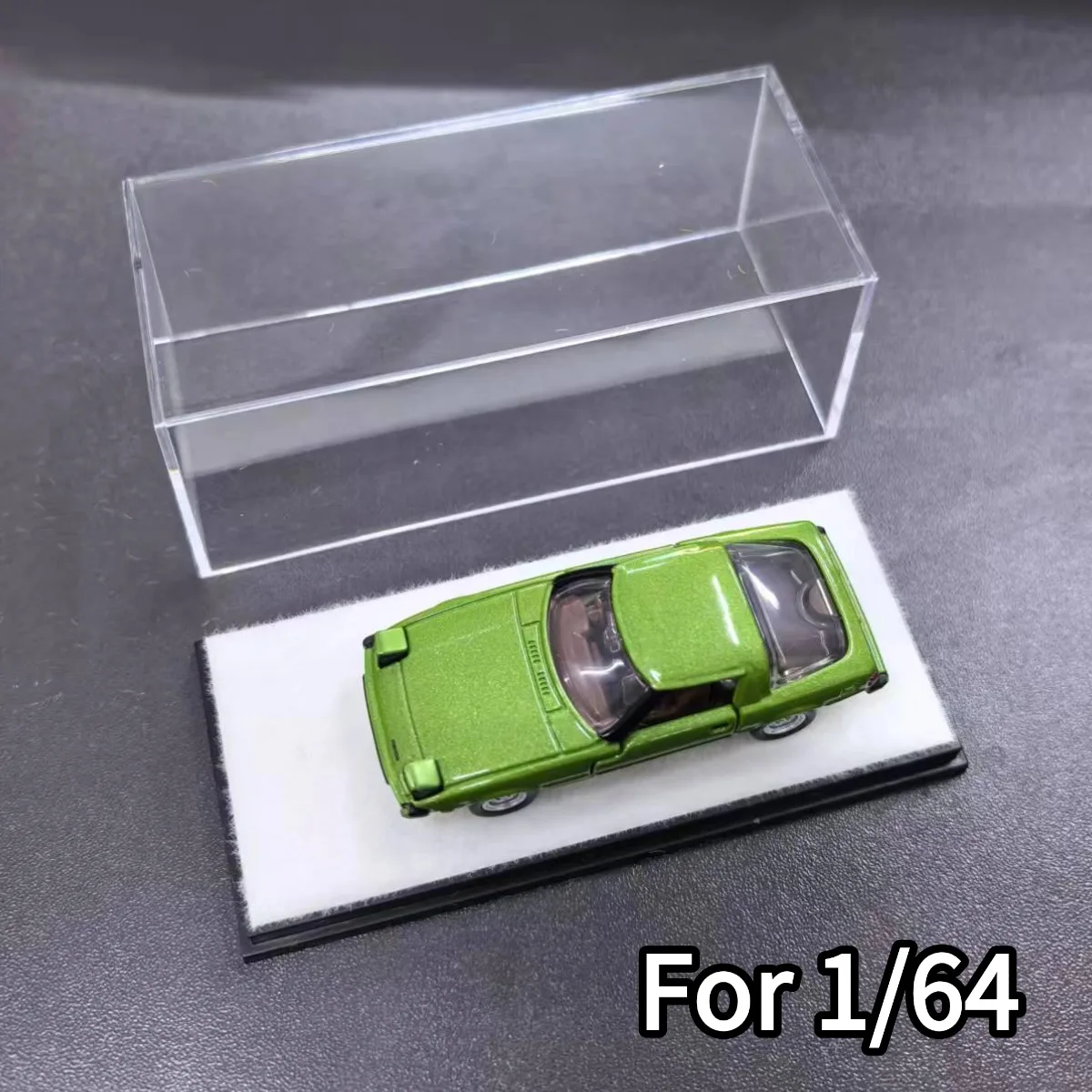 

Акриловая витрина 4,1 "x 1,8" для масштаба 1:64 1:87, чехол для хранения модели автомобиля, коллекционная фигурка, миниатюрное здание «сделай сам», диорама