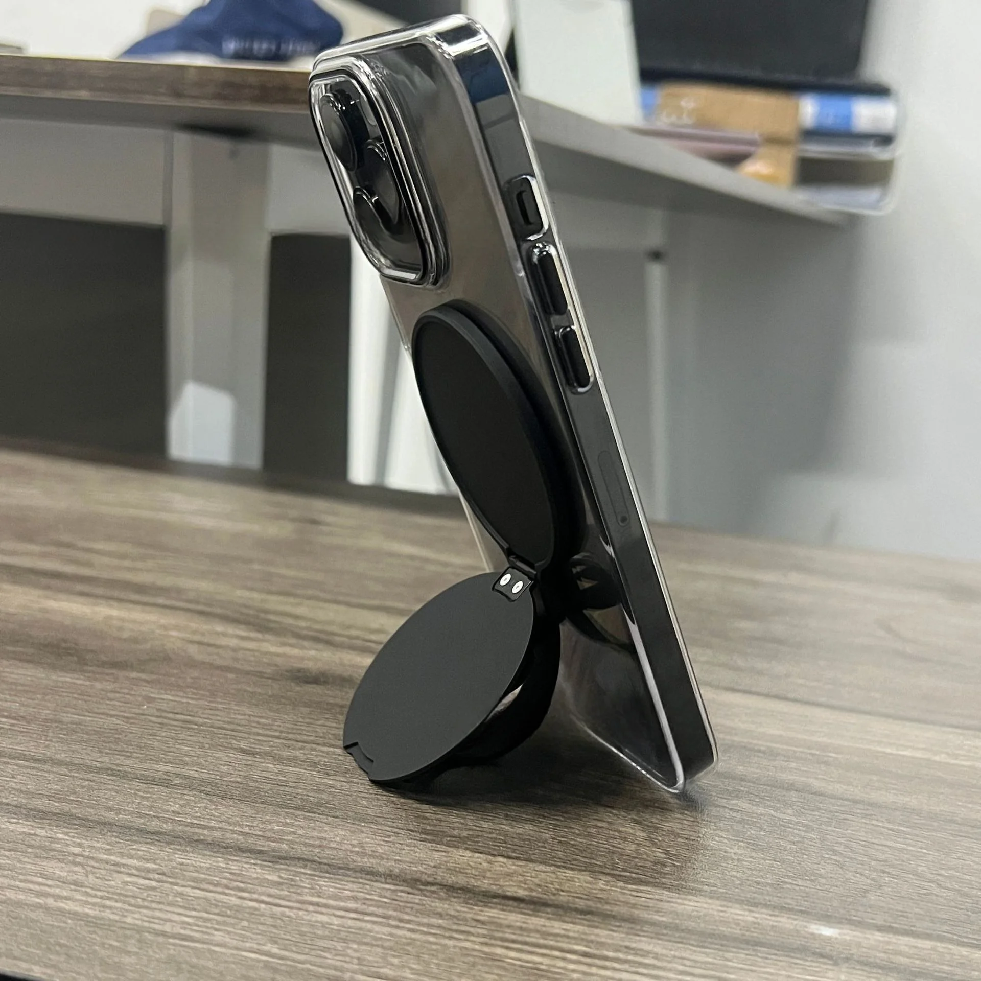 Для MagSafe магнитный складной держатель для телефона на присоске силиконовый клейкий чехол для телефона зажим держатель настольный держатель для телефона