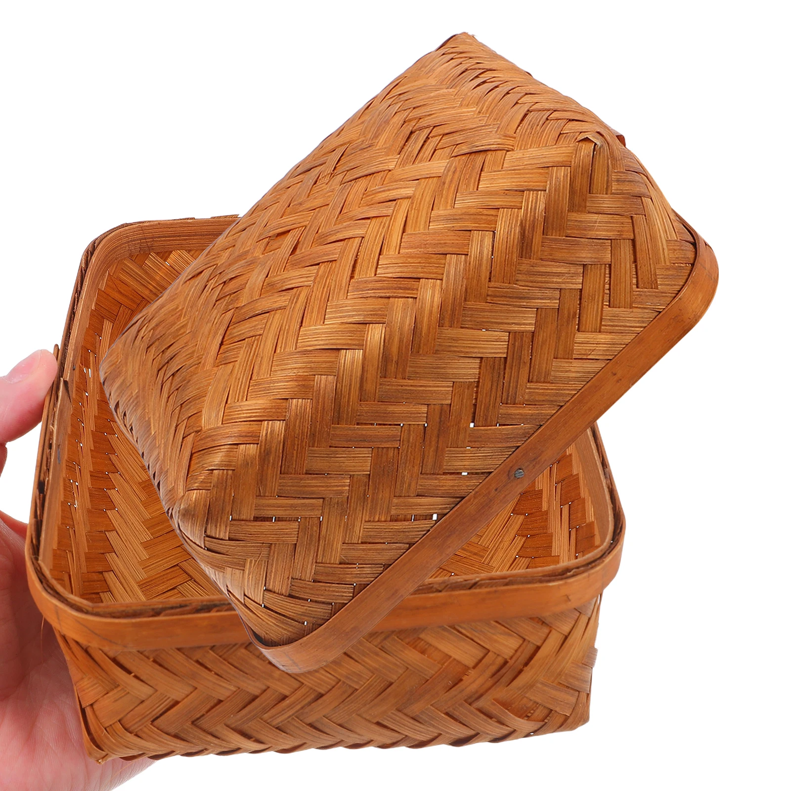 

Tea Box Bamboo Boxes Small Packaging Container for Bags Household Storage with Lids Decorative