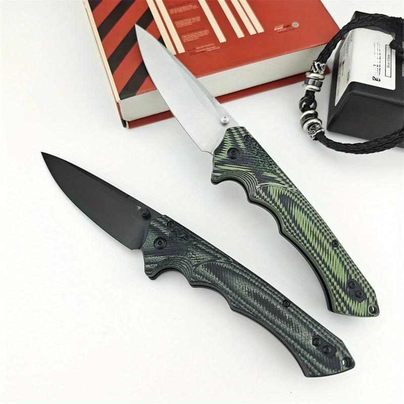 BM 615BK-1401 Pocket knife D2 blade two-color G10 handle outdoor Tactical Camping Hiking survival EDC pocket pocket pocket knife