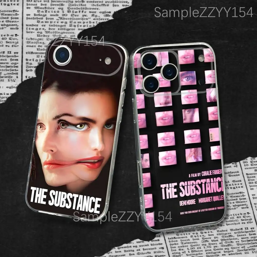 

The S-SubstanceS Sue For iPhone 17,16,15,14,13,12,11 Plus,Pro,Max,XR,XS,X,7,8 Plus,SE,Mini Transparent Dustproof Soft Phone Case