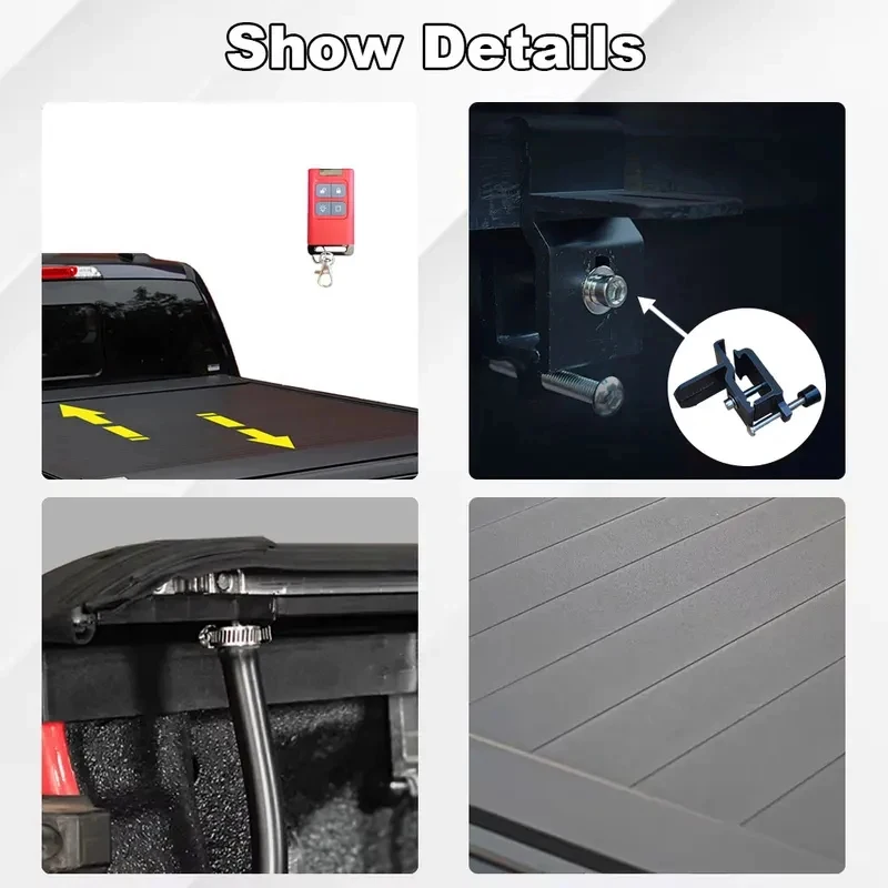 Factory Hot Sale Aluminum Hard Retractle Pickup Truck Bed Range Tonneau Cover D 5