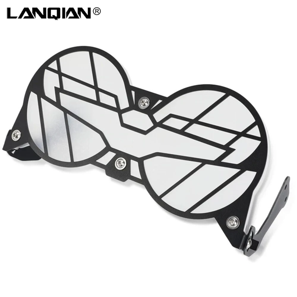 

NEW V85TT Motorcycle Double Headlight Protector Grille Guard Cover Protection Grill For Moto Guzzi V85 TT Folding Accessories