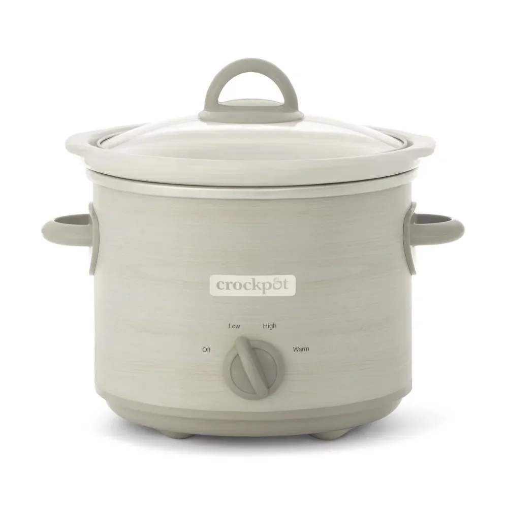 

Manual Design Series 3 Quart Slow Cooker Woodgrain