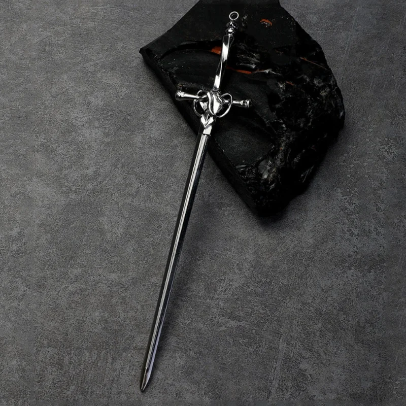 1pc Punk Metal Sword Hair Accessory Chinese Minimalist Hair Stick Diy Hairstyle Design Tool Accessory Women\'s Hair Clip Hairpin