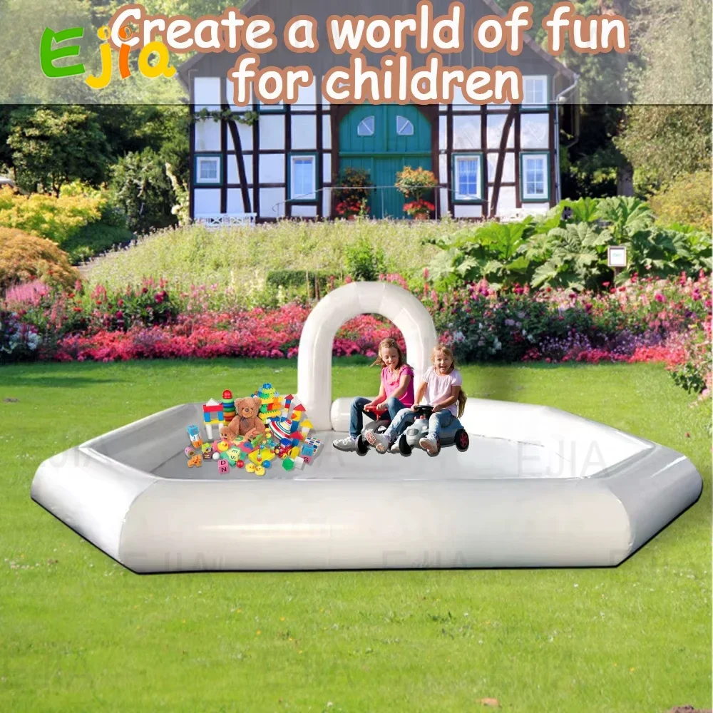 

13/16FT Inflatable Bumper Car Venue Inflatable Race Track Pipe Car Racing Track for Kids Bumper Cars Outdoor Playground