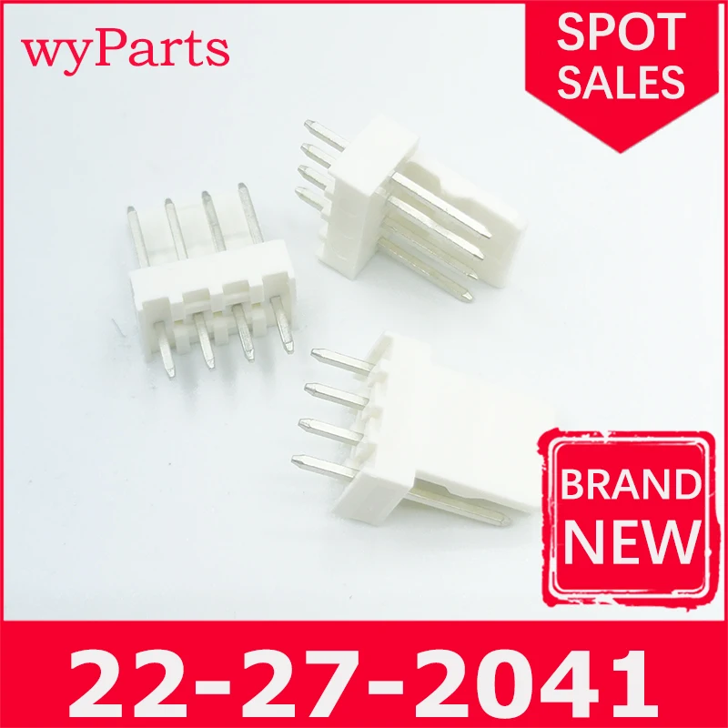 Embase de connecteur, trou traversant, 4 positions, 2041 ", 0022272041mm, 22-27-0.100, 2.54, nouveau, 1 pièce