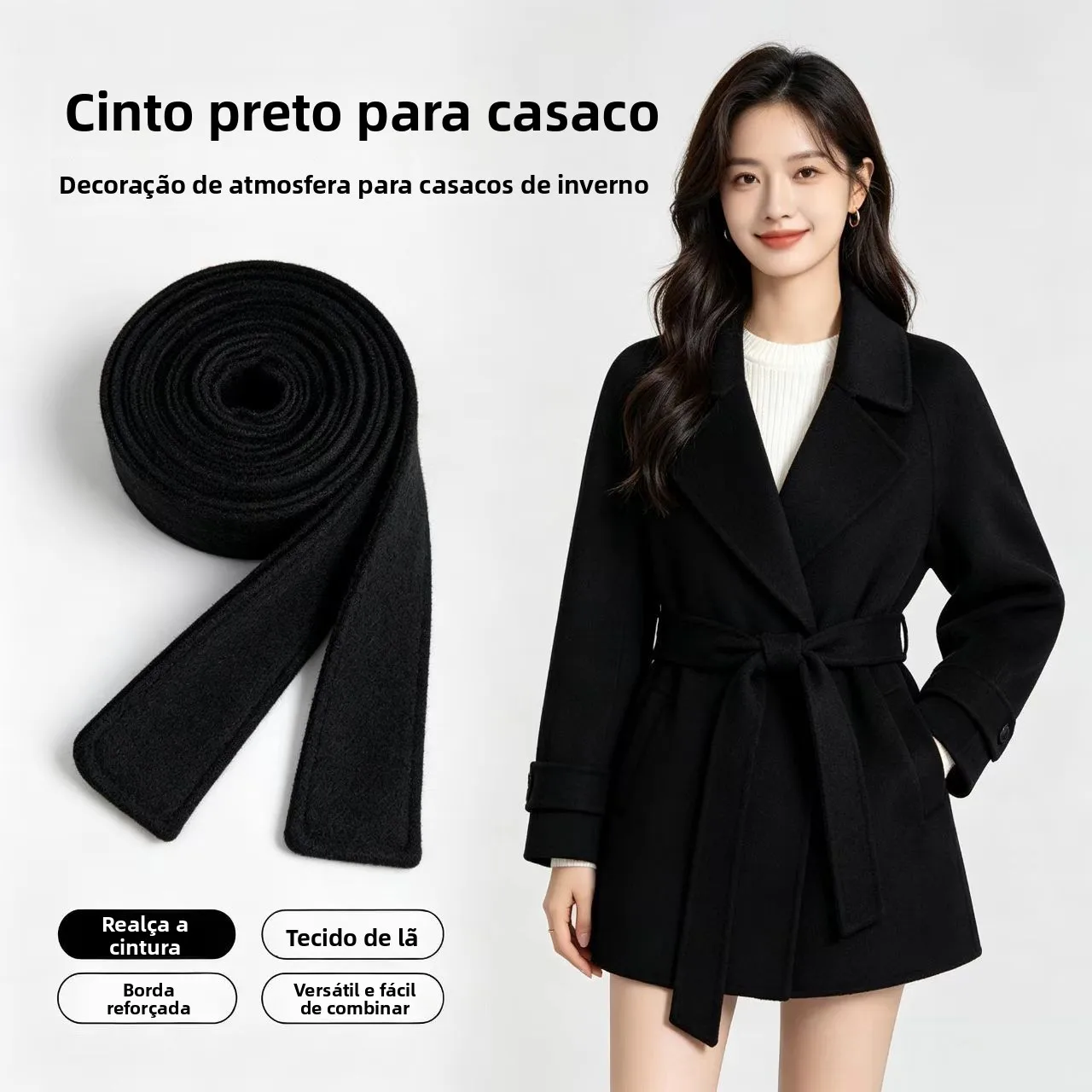 casaco-de-la-preto-decorativo-para-o-inverno-jaqueta-xadrez-feminina-com-cinto-ajustavel-e-laco-na-cintura-acessorio-fashio