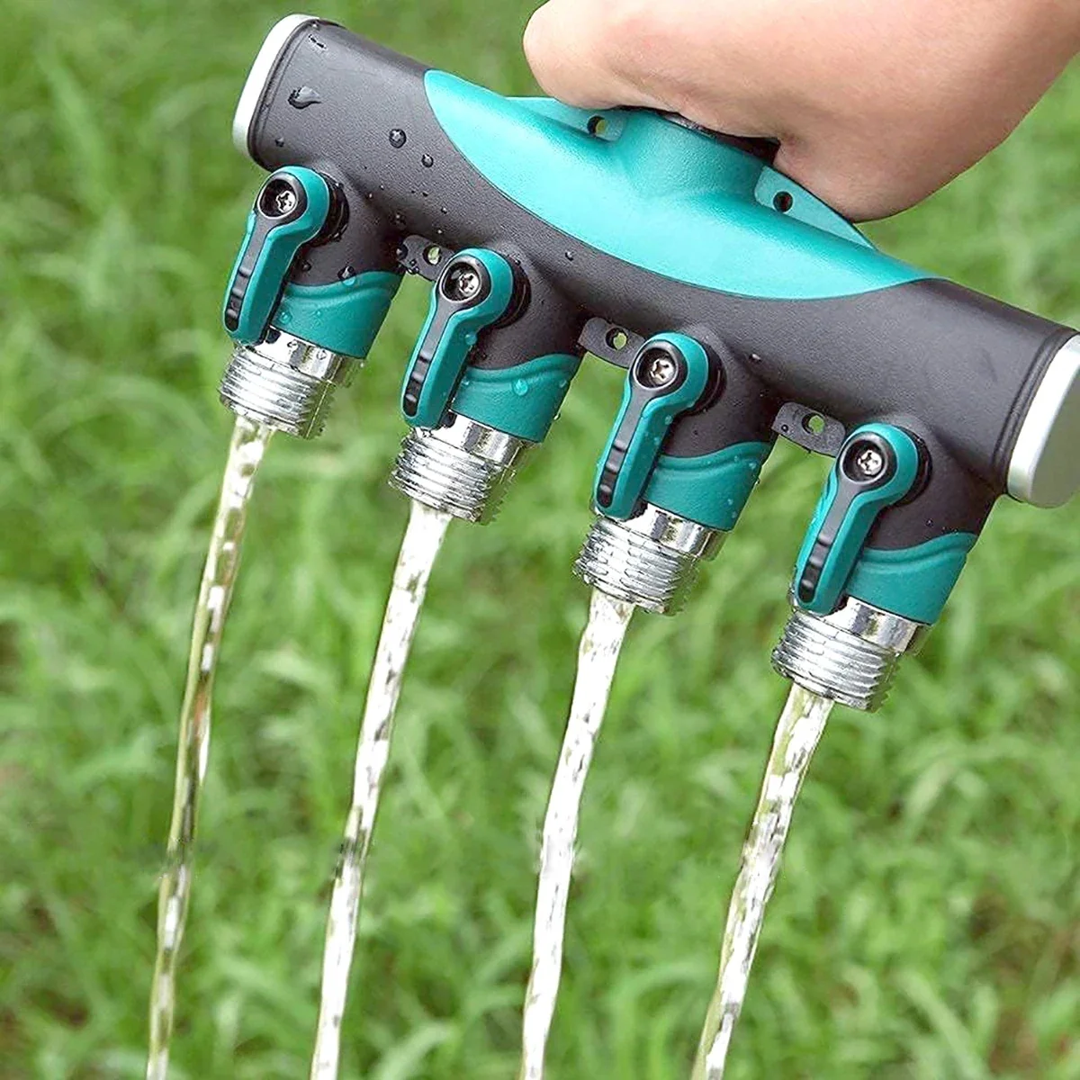 

3/4 "американский стандартный резьбовой разветвитель для орошения, металлический 4-ходовой шунтирующий клапан, фитинги для труб, распределитель, аквариумный водяной клапан, 1 шт.