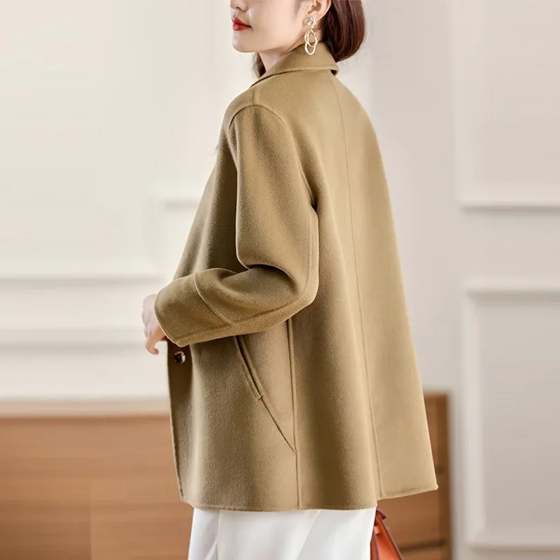 autumn and winter new fashion small wool coat women's versatile high-end woolen coat