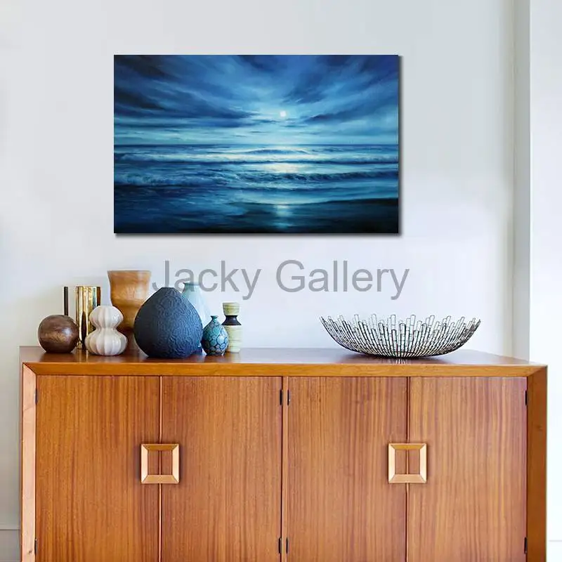 Gold Jewish Canvas Art Textured Handmade Holy City Jerusalem Painting for Modern Dining Room Bathroom Decor Judaica Gift Large