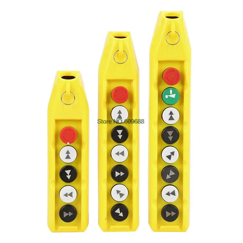 DOP Crane 8 Button Italy GG Single/Double Speed Multi-function Waterproof Flashlight Door Control Push Button Switch European