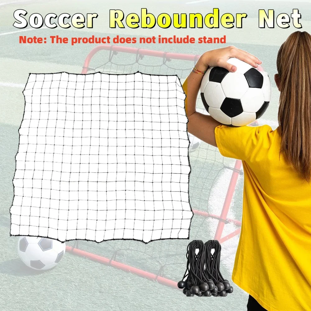 

Soccer Rebounder Net with 20 Elastic Ropes Soccer Bounce Back Net Kickback Football Practice Net Training Aid for Kids Teens