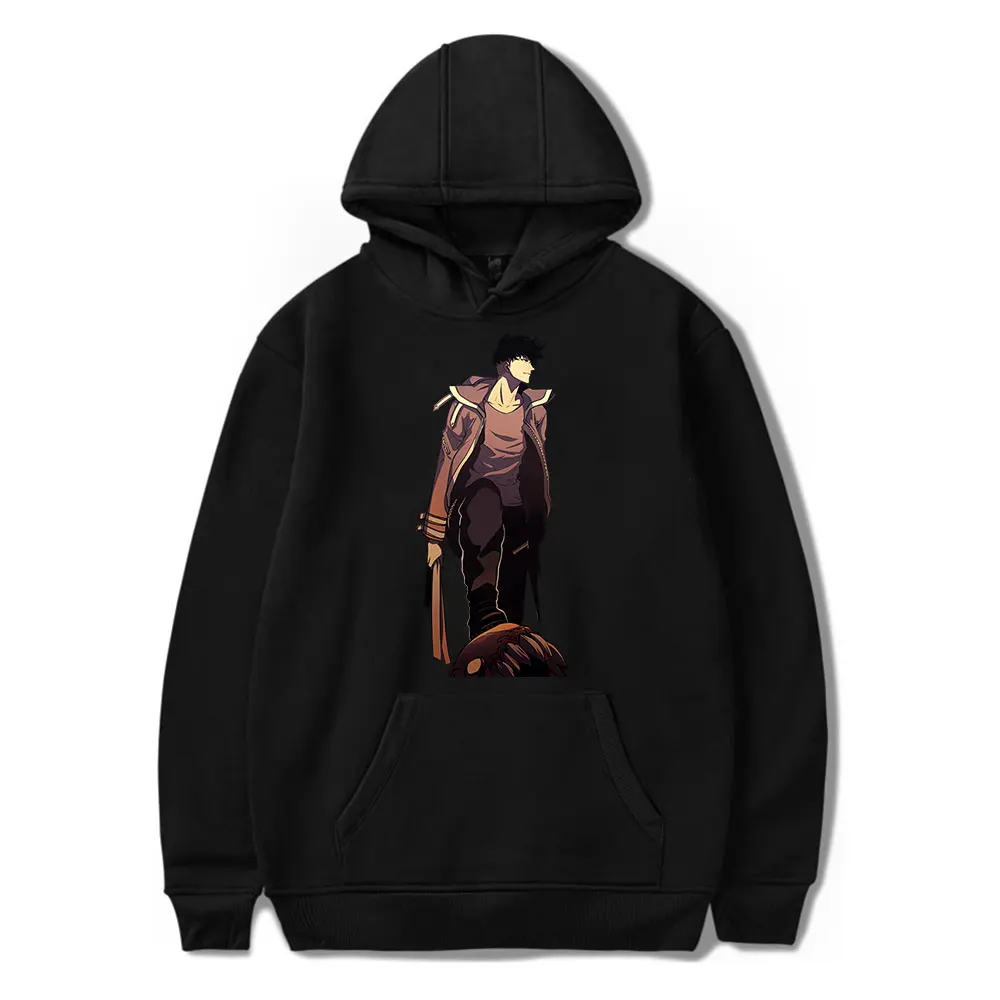 

Hot Game Solo Leveling Vintage 90s Hoodie Men and Women Hip-hop Sports Harajuku Pullover Sweatshirt Spring Sweatshirt