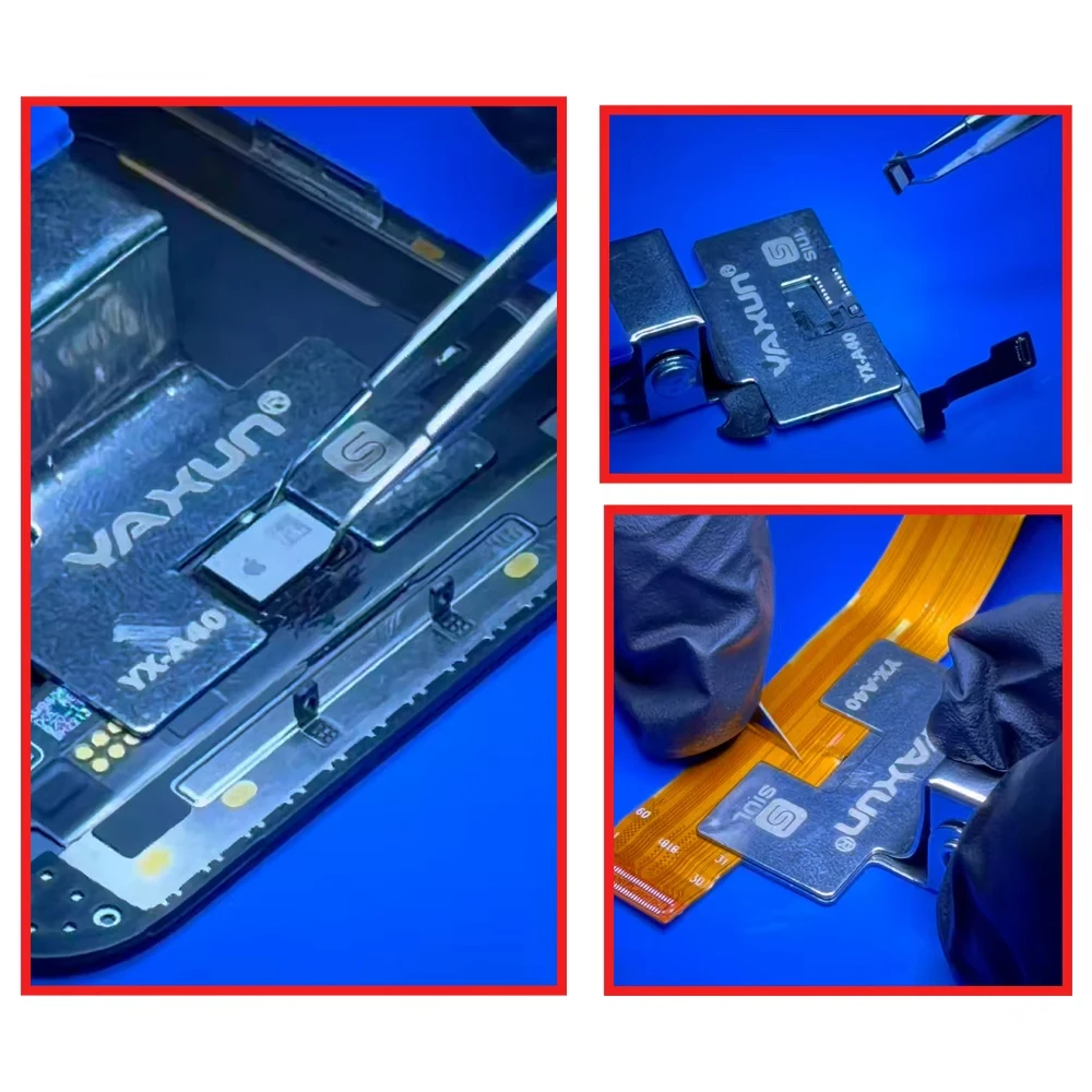 YAXUN YX-A40 Flex Clip Mobile Phone Repair Flex Cable Holder Ribbon Cable Soldering Heat Insulation Flying Wire Alignment Clamp