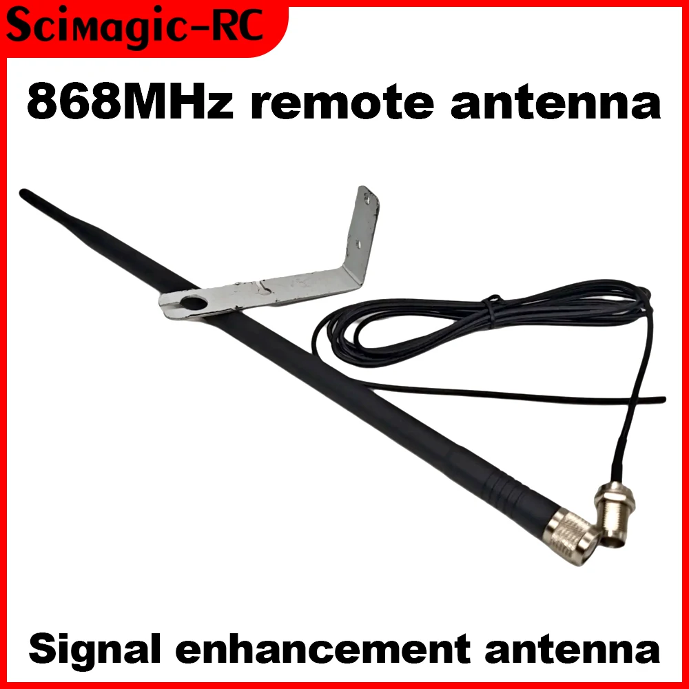 868MHz Antenna for Remote Control Gate Garage Opener 868.35mhz/868.8mhz Booster,Boost Wireless Signal to 200m High Gain