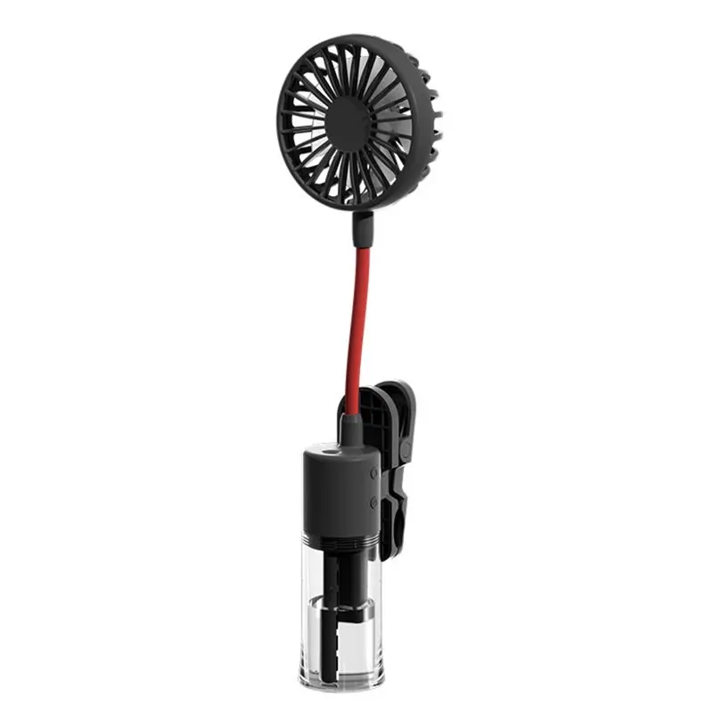 Portable Rechargeable Handheld Fan Mini Steam Cooling Artifact For Travel Outdoor Mist Humidifier Fan